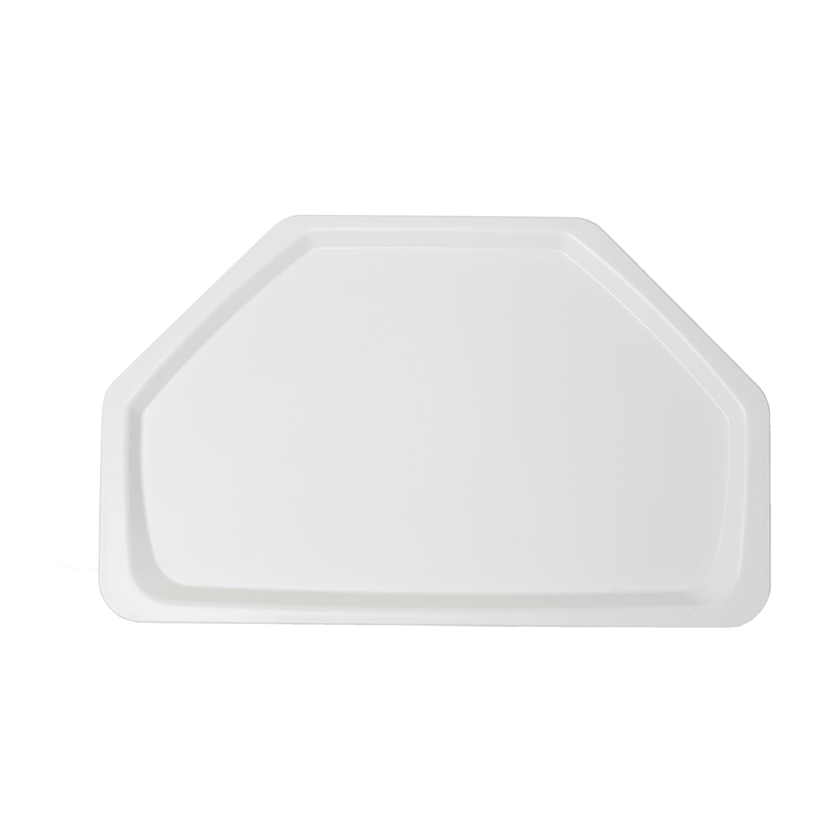 Genusdei - Vassoio in polipropilene per alimenti Uso Gastronomia Trapezio. D: 53 x 32,5 Conf. 20PZ