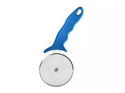 Gi.Metal - Rotella pizza lama inox temprato smontabile e riaffilabile, affilata su entrambi i lati, manico plastica, certificato alimentare. Dimensioni lama cm 10