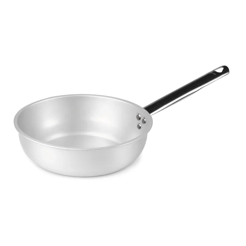 Pentole Agnelli - Padella a mantecare in alluminio 3mm – 1 manico Ø28