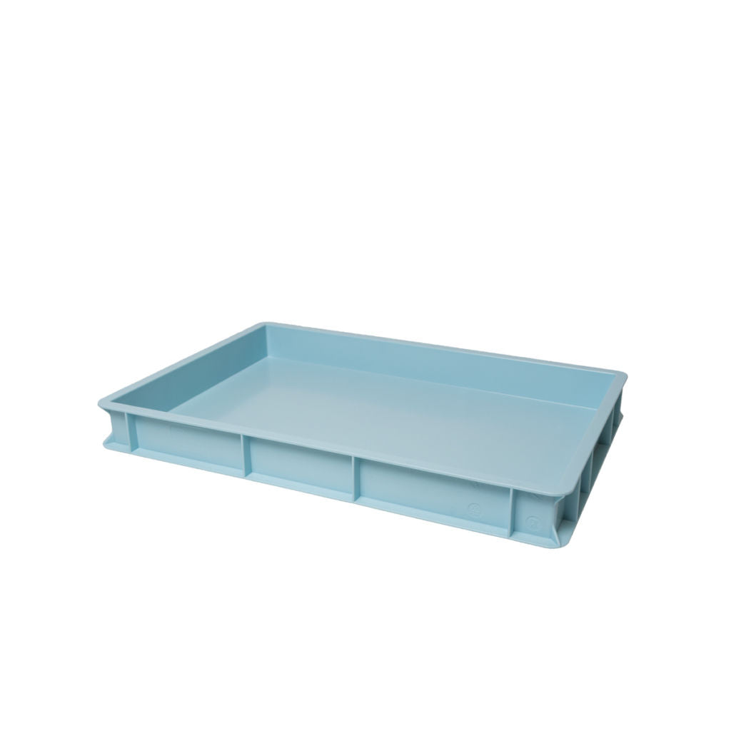 Genusdei - VASCHETTA PER IMPASTI CON FONDO E PARETI CHIUSE 600X400 H 70 mm CELESTE Colore: Celeste