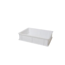 Genusdei - VASCHETTA PER IMPASTI CON FONDO E PARETI CHIUSE 400X300 H 100 mm bianco