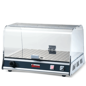 Sirman - VISTA P1 BRIOCHES CE 230/50/1VISTA Vetrinette per l’esposizione ed il mantenimento di alimenti come brioche, dolci e stuzzichini. - Disponibile in 1 o 2 piani - Piani d’appoggio estraibili in acciaio inox - Basamento in alluminio perfettamente li
