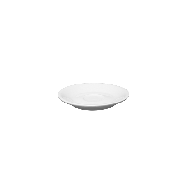 Saturnia - ROMA Piattino caffè 12 cm.bianco conf. Pz. 24