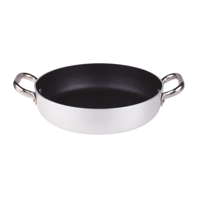 Pentole Agnelli - Tegame antiaderente in alluminio 3mm – 2 maniglie Tegame in alluminio 3mm
Antiaderente interno
2 maniglie in acciaio Inox
Adatta per i piani cottura a gas, elettrica e radiante.
Diametro: Ø36